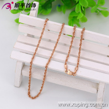 Xuping Fashion Rose Gold Color Neutral Necklace (42520)